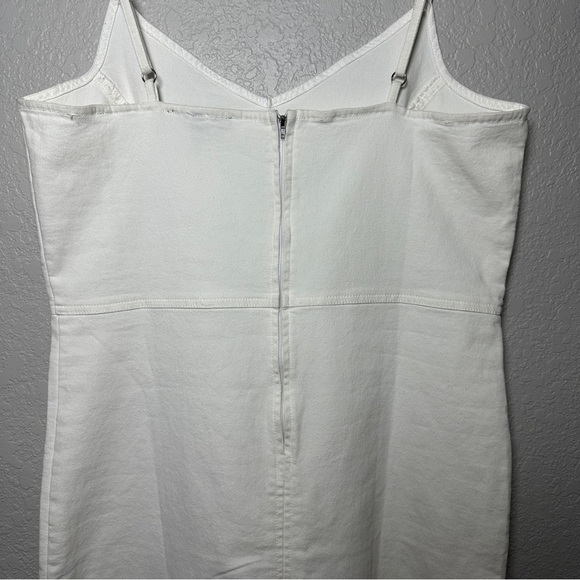 DEREK HEART Womens White Denim Short‎ Body Con Cocktail Dress Juniors XL NEW - Picture 7 of 9